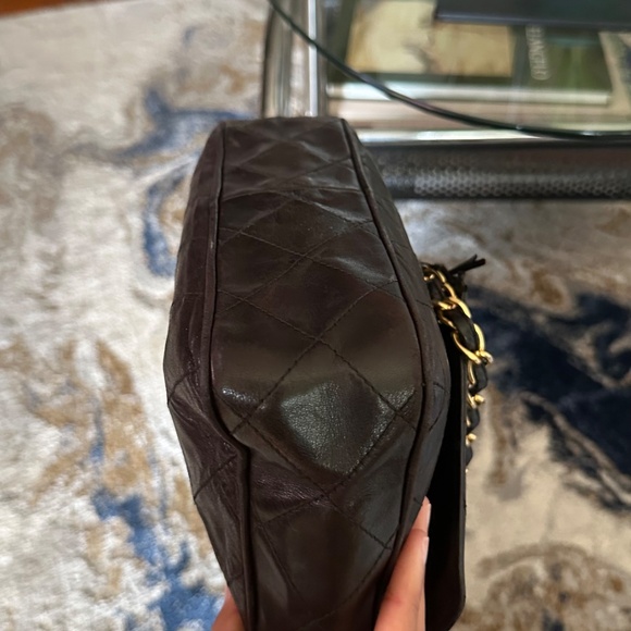 Brown Lambskin Chanel Camera Bag Crossbody - Picture 12 of 17